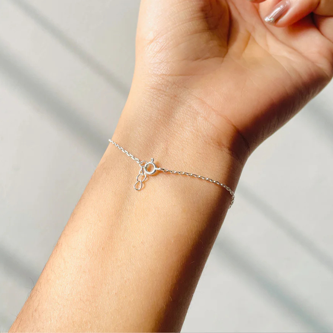 925 Sterling Silver Evil Eye Protection Bracelet – Minimal Design