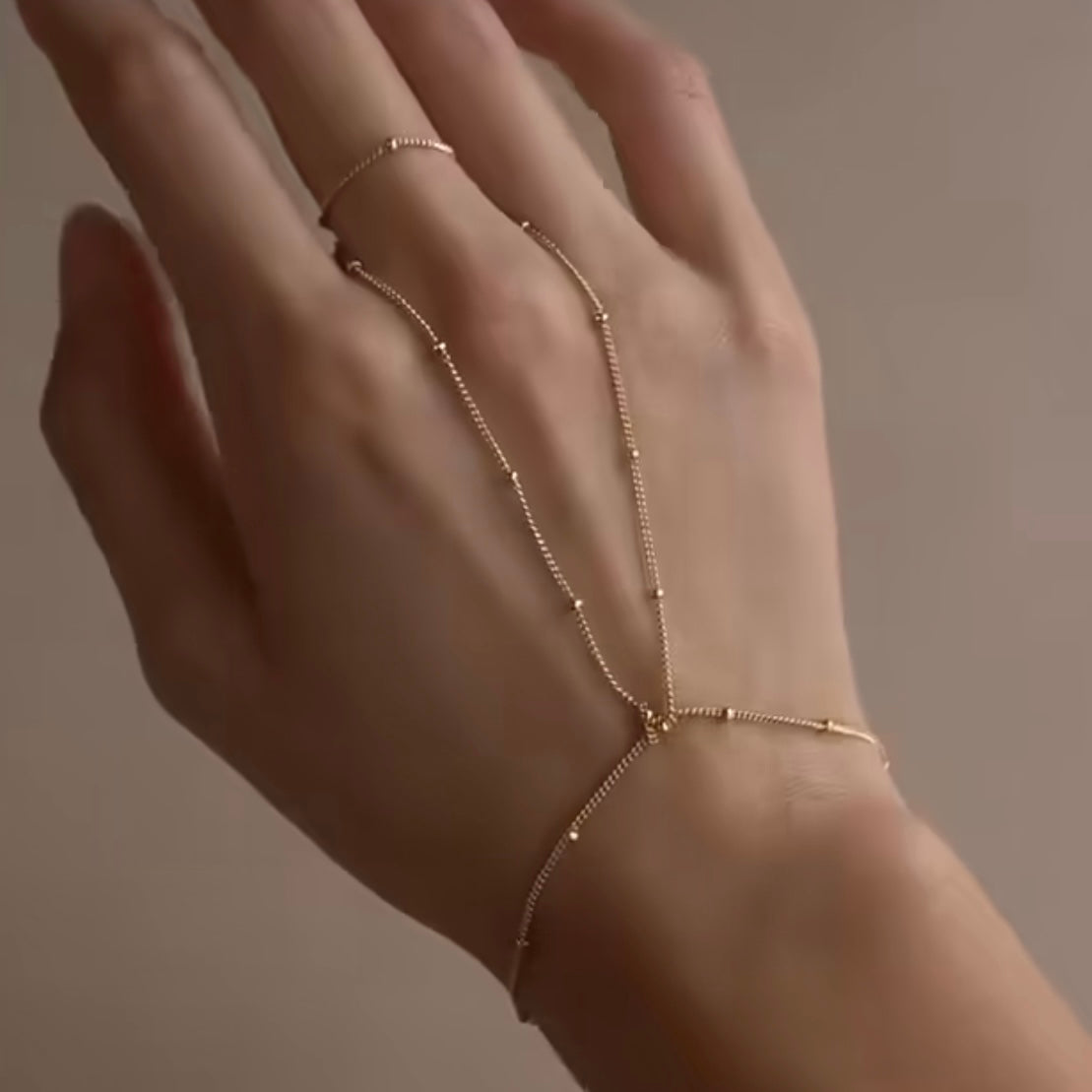 Silver Bead Long Chain