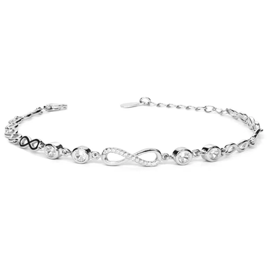 925 Sterling Silver Infinite Bracelet