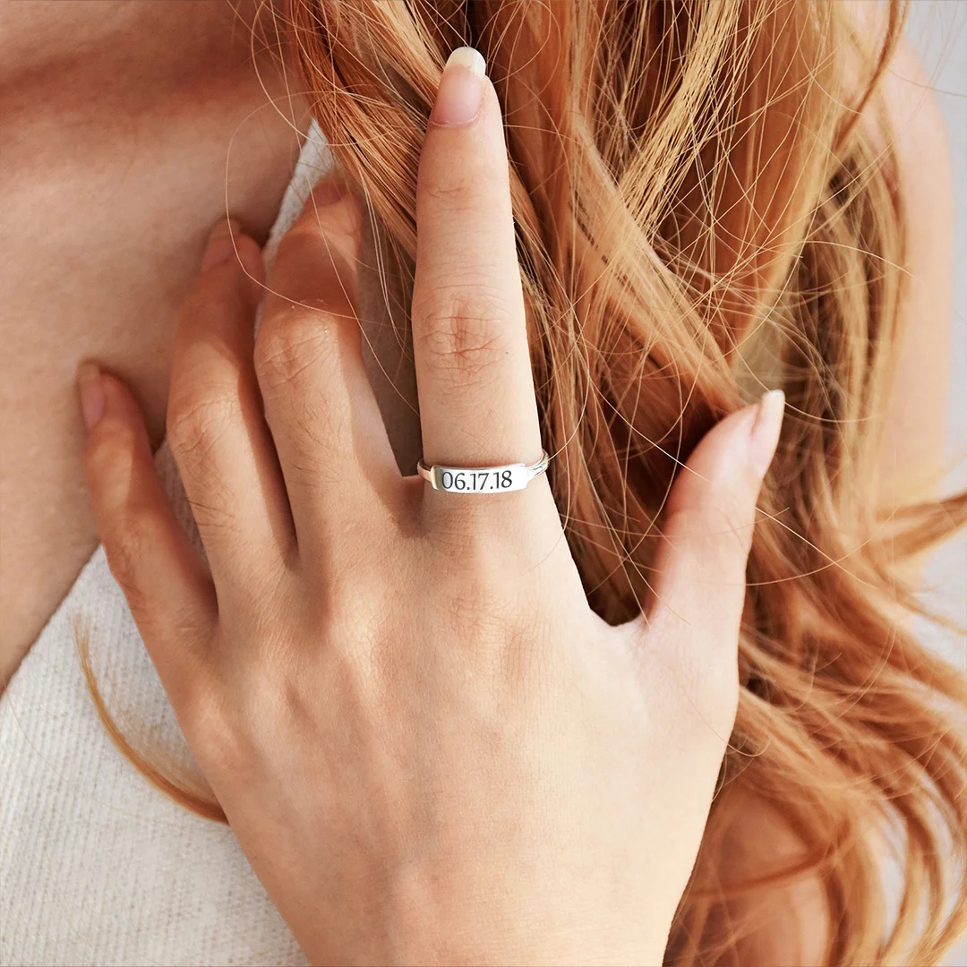 Your Date Ring 925 Sterling Silver