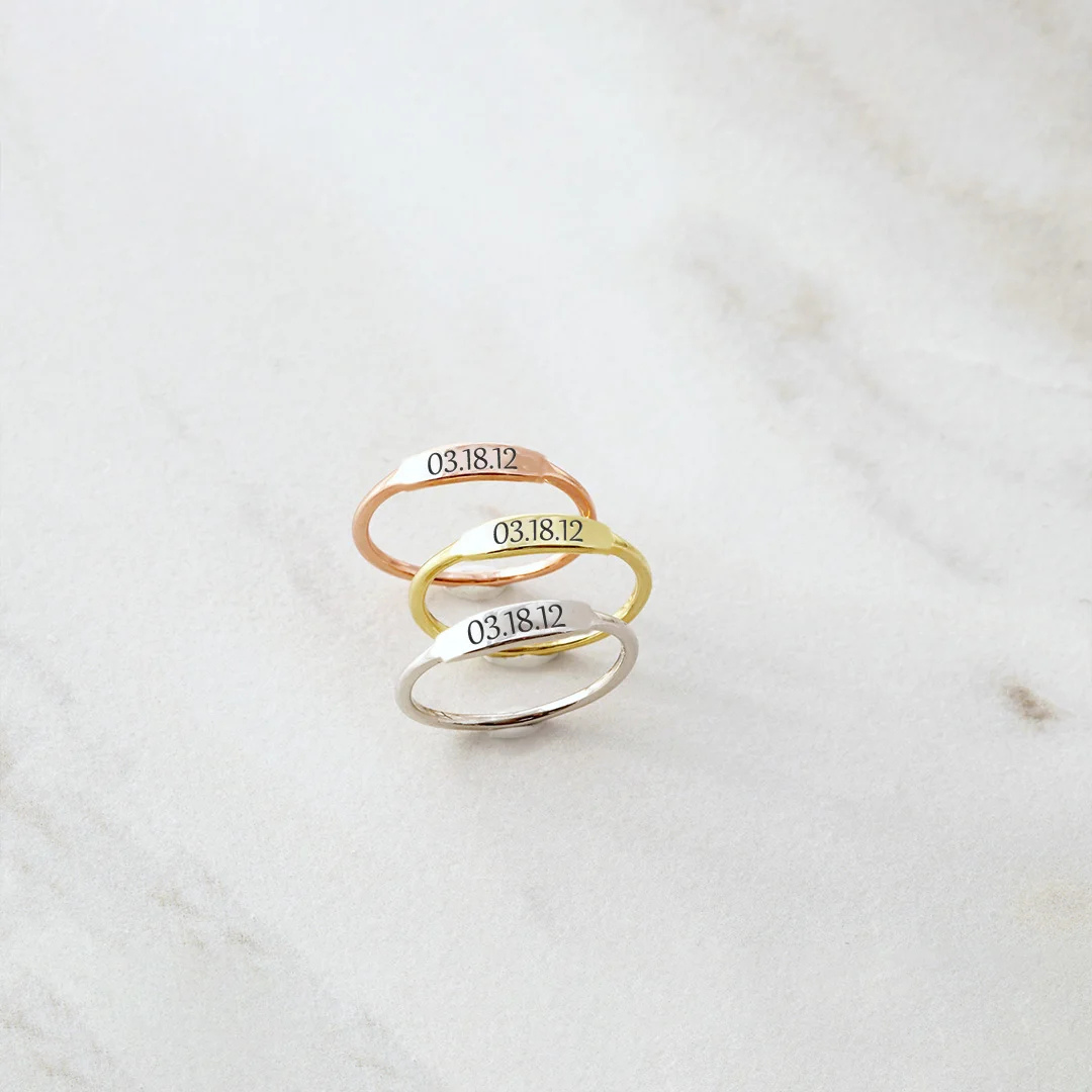 Your Date Ring 925 Sterling Silver