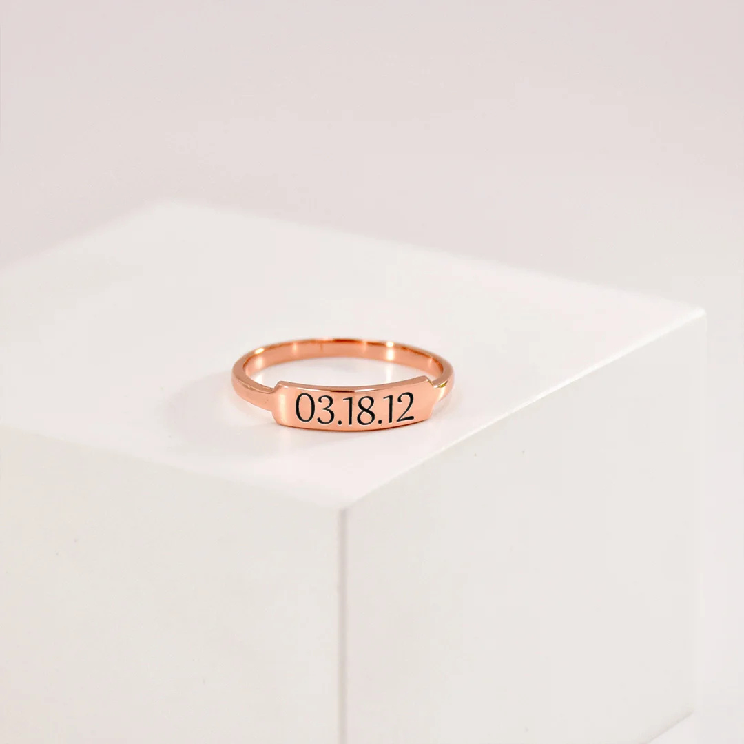 Your Date Ring 925 Sterling Silver