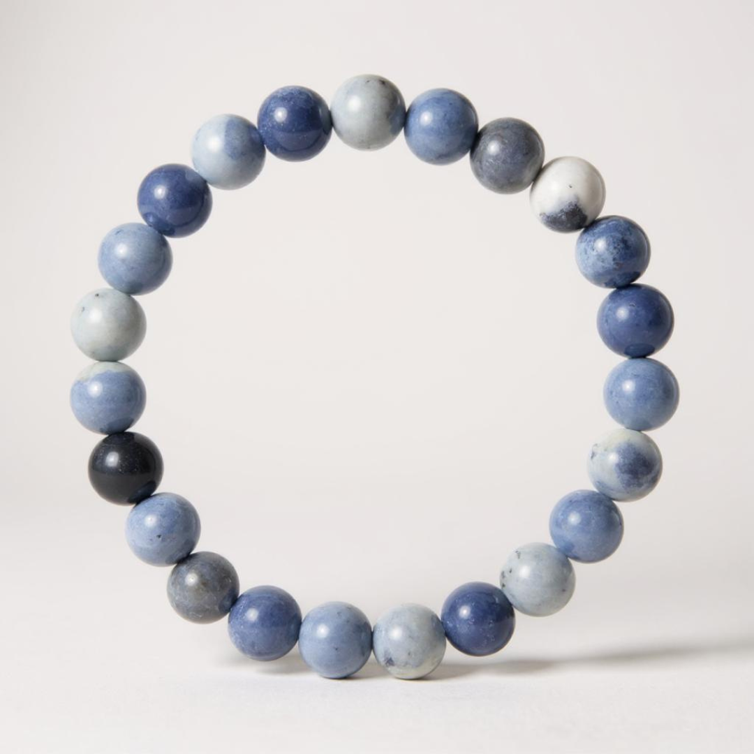 Denim Blue Natural Stone Bracelet