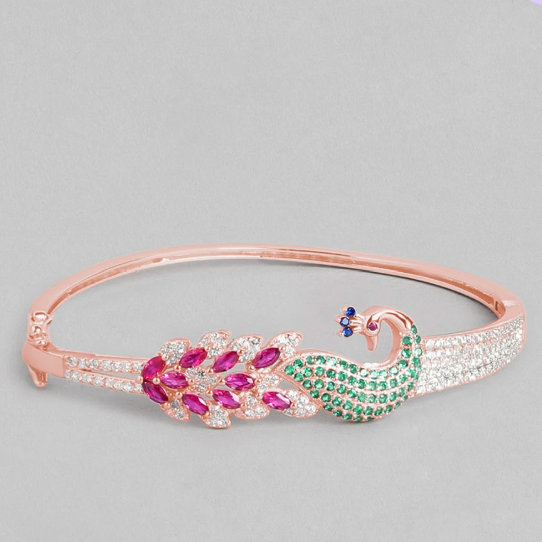 925 Sterling Silver Peacock Bracelet