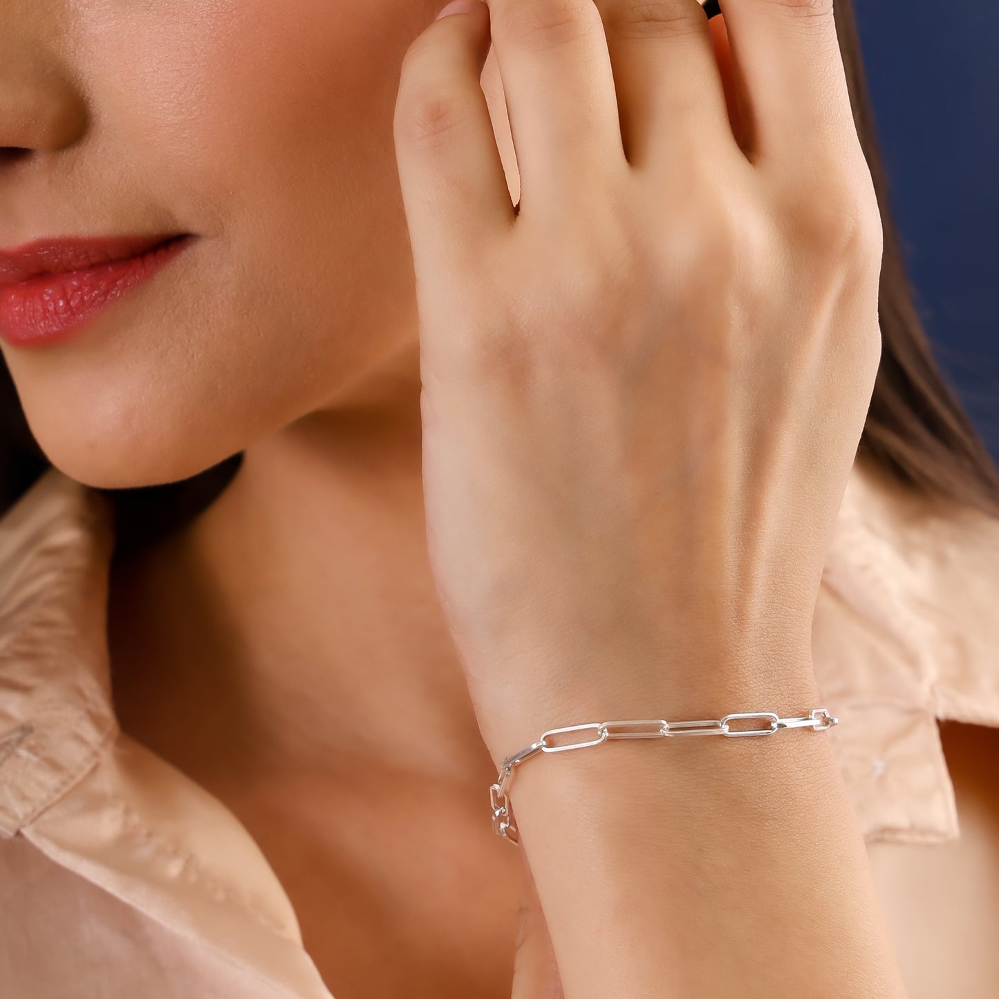 Silver Eternal Mesh Bracelet